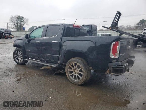 2018 GMC Canyon 4WD Denali with VIN 1GTG6EEN1J1269246, listed as a Copart auction lot 43071045 with 97,672 mi miles and Salvage Title. Bid and sale history available at carsss.com. Image 2.