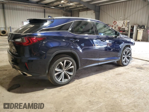 2019 Lexus RX 350 with VIN 2T2BZMCA2KC200165, listed as a Copart auction lot 48115985 with 91,833 mi miles and Salvage Title. Bid and sale history available at DreamBid. Image 3.