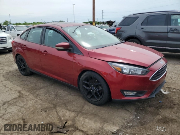 2016 Ford Focus SE with VIN 1FADP3F22GL235697, listed as a Copart auction lot 59081445 with Not provided miles and Clean title. Bid and sale history available at DreamBid. Image 4.