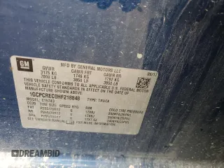 2017 Chevrolet Silverado 1500 LT with VIN 1GCPCREC0HF218848, listed as a Copart auction lot 72880914 with 101,122 mi miles and Salvage Title. Bid and sale history available at DreamBid. Image 14.