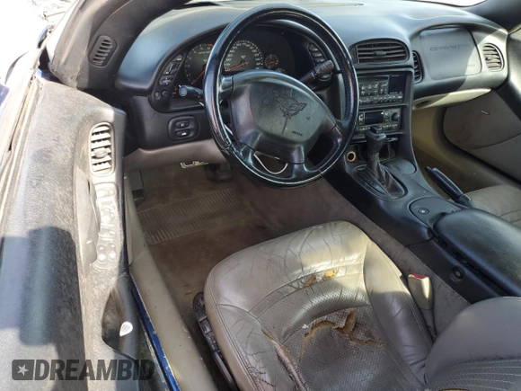 2002 Chevrolet Corvette with VIN 1G1YY22G225103095, listed as a Copart auction lot 87363014 with 212,379 mi miles and Salvage Title. Bid and sale history available at carsss.com. Image 8.