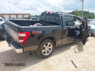 2021 Ford F-150 XL with VIN 1FTFW1E84MFC84796, listed as a IAAI auction lot 42496708 with 73,197 mi miles and . Bid and sale history available at DreamBid. Image 4.