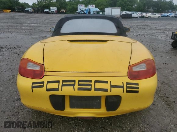 2002 Porsche Boxster with VIN WP0CA29802U623712, listed as a Copart auction lot 60972405 with 99,584 mi miles and Salvage title. Bid and sale history available at DreamBid. Image 6.