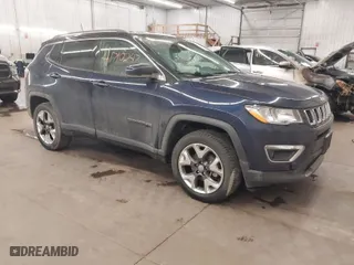 2018 Jeep Compass Limited with VIN 3C4NJDCB5JT180216, listed as a IAAI auction lot 41710247 with 67,282 mi miles. Bid and sale history available at carsss.com. Image 1.