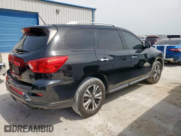 2018 Nissan Pathfinder SV with VIN 5N1DR2MM9JC605775, listed as a Copart auction lot 57074025 with 157,760 mi miles and Salvage title. Bid and sale history available at DreamBid. Image 3.