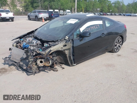 2013 Honda Civic Si with VIN 2HGFG4A55DH701241, listed as a IAAI auction lot 42434829 with Not provided miles and . Bid and sale history available at DreamBid. Image 2.