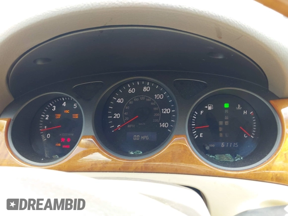 2006 Lexus ES 350 with VIN JTHBA30G765148368, listed as a IAAI auction lot 42091292 with 61,115 mi miles and . Bid and sale history available at DreamBid. Image 7.