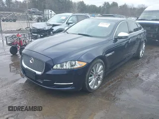 2015 Jaguar XJ Portfolio with VIN SAJWJ2GD0F8V83497, listed as a IAAI auction lot 41697285 with 52,311 mi miles and . Bid and sale history available at DreamBid. Image 2.