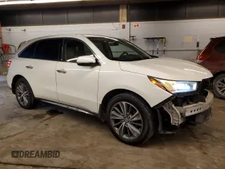 2017 Acura MDX w/Technology Pkg with VIN 5FRYD4H57HB017193, listed as a Copart auction lot 45885805 with 135,092 mi miles and Salvage Title. Bid and sale history available at carsss.com. Image 4.