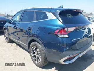 2023 Kia Sportage EX with VIN KNDPVCAG4P7018273, listed as a IAAI auction lot 42374790 with 25,814 mi miles and . Bid and sale history available at DreamBid. Image 3.