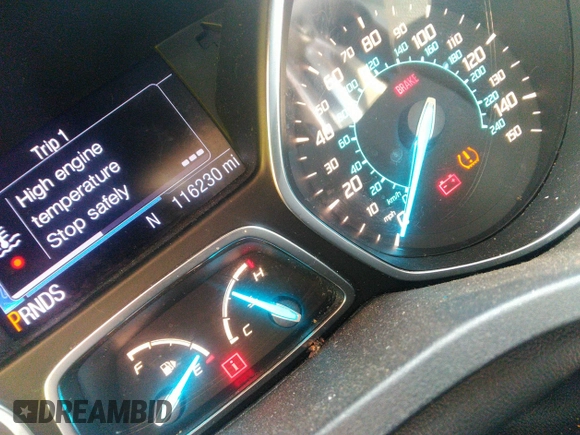 2013 Ford Escape SEL with VIN 1FMCU0HX1DUB63673, listed as a IAAI auction lot 42232003 with 116,230 mi miles and . Bid and sale history available at DreamBid. Image 7.