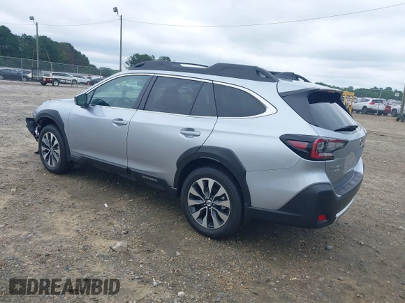 2025 Subaru Outback Limited with VIN 4S4BTANC2S3194357, listed as a IAAI auction lot 42367224 with 973 mi miles and . Bid and sale history available at DreamBid. Image 3.