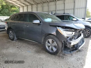 2020 Acura MDX with VIN 5J8YD3H32LL016308, listed as a Copart auction lot 57323855 with 48,461 mi miles and Non repairable. Bid and sale history available at DreamBid. Image 4.