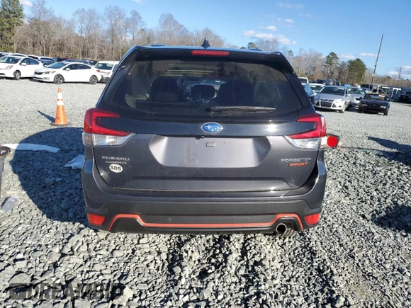 2024 Subaru Forester Sport with VIN JF2SKAGC1RH455920, listed as a Copart auction lot 87082804 with 0 mi miles and Salvage Title. Bid and sale history available at carsss.com. Image 6.