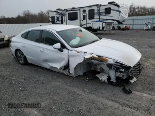 2023 Hyundai Sonata SEL with VIN KMHL64JA0PA284997, listed as a Copart auction lot 87647035 with 20,930 mi miles and Salvage Title. Bid and sale history available at DreamBid. Image 4.