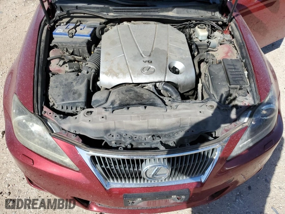 2011 Lexus IS 350 with VIN JTHBE5C22B5027709, listed as a Copart auction lot 48689275 with 242,040 mi miles and Salvage Title. Bid and sale history available at carsss.com. Image 11.