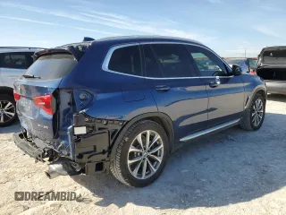 2019 BMW X3 sDrive30i with VIN 5UXTR7C5XKLF32300, listed as a Copart auction lot 45169765 with 39,996 mi miles and Salvage Title. Bid and sale history available at carsss.com. Image 3.