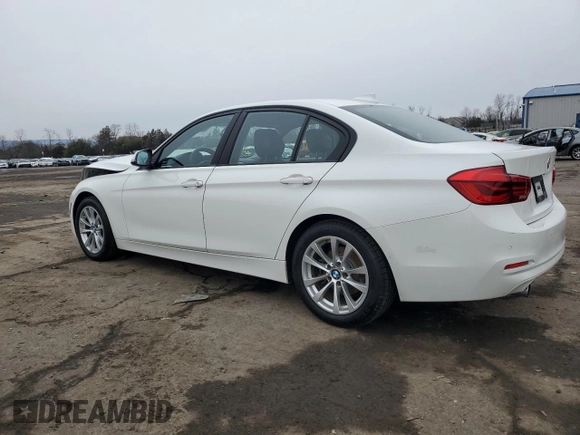 2017 BMW 3 Series 320i with VIN WBA8E1G57HNU14769, listed as a Copart auction lot 44388455 with 104,450 mi miles and Salvage Title. Bid and sale history available at carsss.com. Image 2.