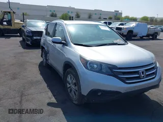 2014 Honda CR-V EX-L with VIN 2HKRM3H75EH563098, listed as a IAAI auction lot 42151583 with 152,882 mi miles and . Bid and sale history available at carsss.com. Image 1.