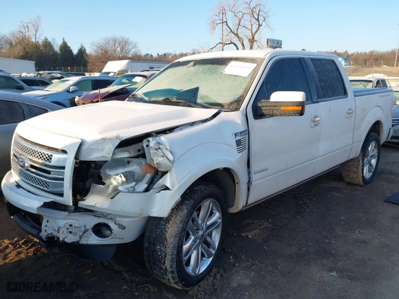 2013 Ford F-150 XL with VIN 1FTFW1ET6DFB23855, listed as a IAAI auction lot 41338248 with 233,767 mi miles. Bid and sale history available at carsss.com. Image 17.