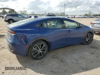 2024 Toyota Prius LE with VIN JTDACAAU0R3042358, listed as a Copart auction lot 49058765 with 5,093 mi miles and Salvage Title. Bid and sale history available at carsss.com. Image 3.