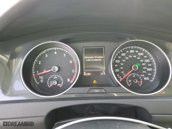 2020 Volkswagen Golf TSI with VIN 3VWG57AU2LM003247, listed as a Copart auction lot 41668155 with 82,240 mi miles and Salvage Title. Bid and sale history available at carsss.com. Image 9.