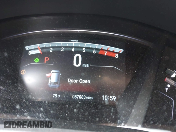 2018 Honda CR-V EX-L with VIN 2HKRW1H89JH501933, listed as a IAAI auction lot 42055281 with 87,083 mi miles and . Bid and sale history available at DreamBid. Image 7.
