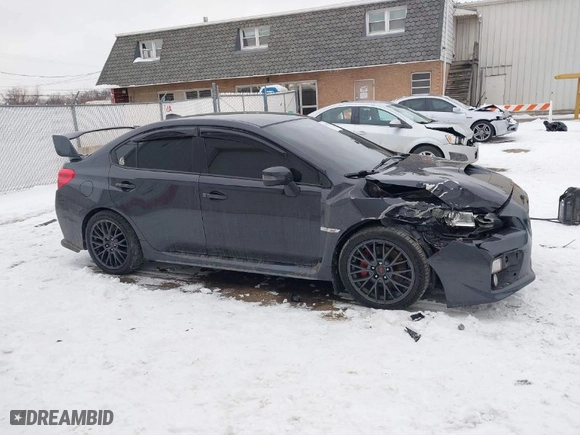 2015 Subaru WRX STI with VIN JF1VA2L60F9803514, listed as a IAAI auction lot 41591735 with 82,700 mi miles. Bid and sale history available at carsss.com. Image 13.