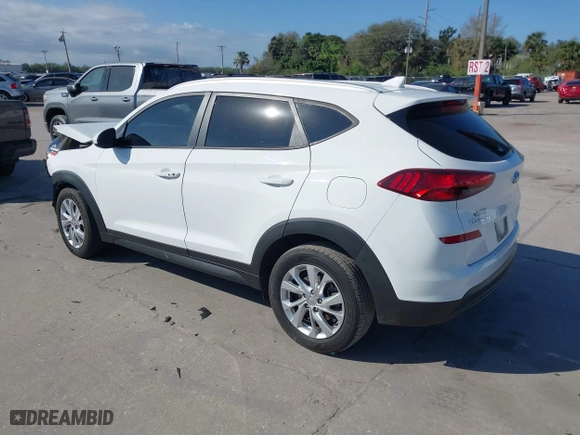 2019 Hyundai Tucson Value with VIN KM8J33A42KU024497, listed as a IAAI auction lot 41607693 with 70,792 mi miles. Bid and sale history available at carsss.com. Image 3.