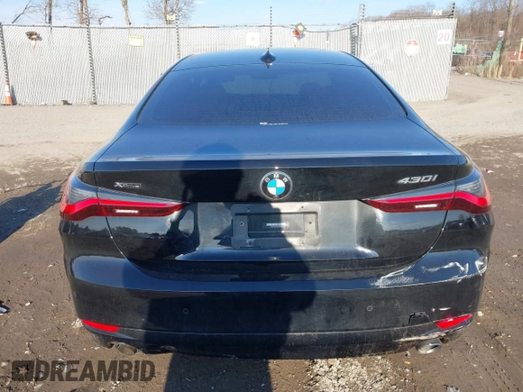 2022 BMW 4 Series 430i xDrive with VIN WBA73AP07NCJ63605, listed as a IAAI auction lot 41685409 with 40,254 mi miles and . Bid and sale history available at DreamBid. Image 16.