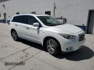 2015 Infiniti QX60 with VIN 5N1AL0MM5FC511828, listed as a Copart auction lot 64392735 with 111,444 mi miles and Salvage title. Bid and sale history available at DreamBid. Image 4.