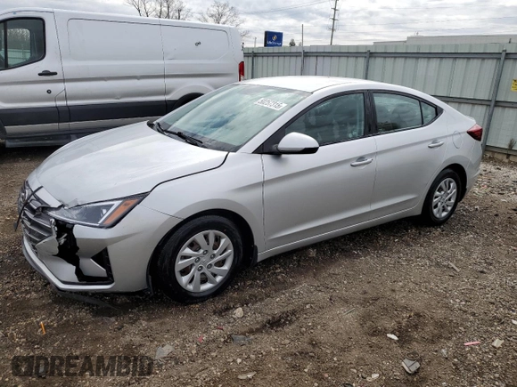 2019 Hyundai Elantra SE with VIN 5NPD74LF2KH430395, listed as a Copart auction lot 50257315 with 53,487 mi miles and Salvage Title. Bid and sale history available at DreamBid. Image 1.