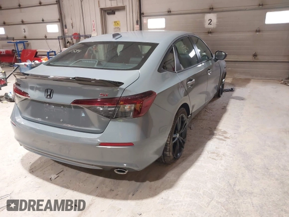 2025 Honda Civic Si with VIN 2HGFE1E5XSH474804, listed as a IAAI auction lot 41931584 with 2,520 mi miles and . Bid and sale history available at DreamBid. Image 4.