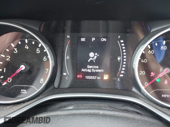 2018 Jeep Compass Sport with VIN 3C4NJCAB9JT211187, listed as a IAAI auction lot 41065430 with 1 mi miles. Bid and sale history available at carsss.com. Image 7.