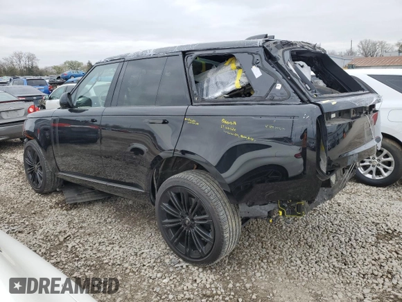 2023 Land Rover Range Rover SE z VIN SALKP9E72PA084611, wystawiony jako Copart lot #52791615 z przebiegiem Nie podano mil oraz Szkoda całkowita • Salvage title. Historia ofert i sprzedaży dostępna na DreamBid. Obrazek 2.