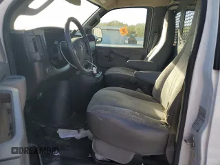 2017 GMC Savana Cargo Van with VIN 1GTW7AFF6H1903640, listed as a Copart auction lot 48371355 with 0 mi miles and Clean Title. Bid and sale history available at carsss.com. Image 7.
