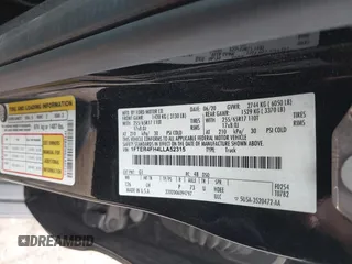 2020 Ford Ranger XL with VIN 1FTER4FH4LLA52315, listed as a IAAI auction lot 41969372 with 105,256 mi miles. Bid and sale history available at carsss.com. Image 9.