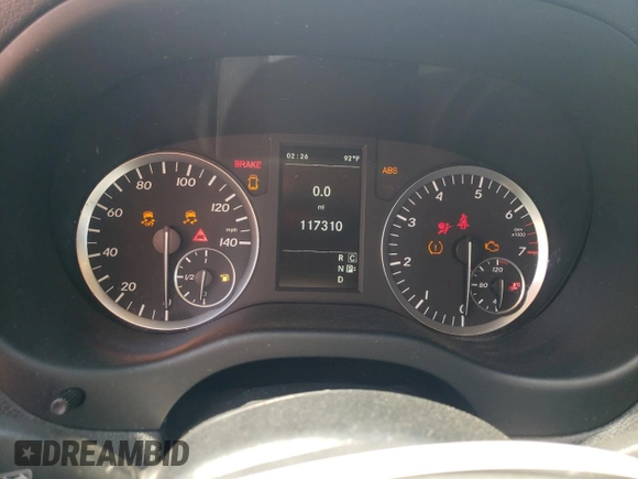 2018 Mercedes-Benz Metris Cargo with VIN WD3PG2EA8J3459049, listed as a Copart auction lot 63188234 with 117,310 mi miles and Salvage Title. Bid and sale history available at carsss.com. Image 9.