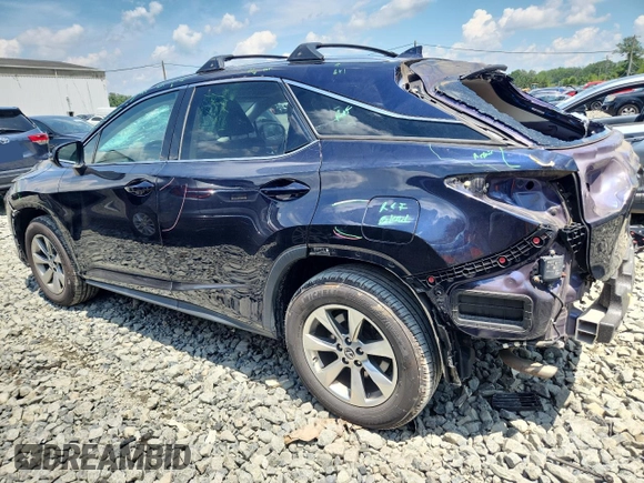 2019 Lexus RX 350 with VIN 2T2BZMCA6KC196668, listed as a Copart auction lot 64457165 with 43,215 mi miles and Salvage title. Bid and sale history available at DreamBid. Image 2.