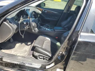 2014 Infiniti Q50 Premium with VIN JN1BV7AR8EM686789, listed as a Copart auction lot 53973905 with 130,695 mi miles and Salvage title. Bid and sale history available at DreamBid. Image 7.