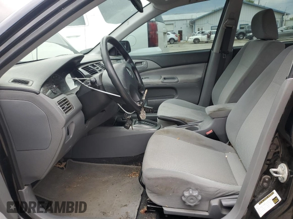 2006 Mitsubishi Lancer ES with VIN JA3AJ26E76U073785, listed as a Copart auction lot 58589705 with 177,952 mi miles and Clean title. Bid and sale history available at DreamBid. Image 7.
