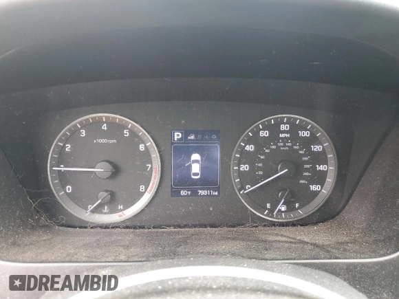 2016 Hyundai Sonata Sport with VIN 5NPE34AF3GH344555, listed as a Copart auction lot 52880925 with 79,311 mi miles and Salvage Title. Bid and sale history available at DreamBid. Image 9.