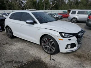 2018 Audi SQ5 Prestige with VIN WA1C4AFY9J2087353, listed as a Copart auction lot 87603615 with 72,695 mi miles and Salvage Title. Bid and sale history available at DreamBid. Image 4.