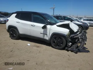 2021 Jeep Compass Latitude with VIN 3C4NJCBB5MT555862, listed as a Copart auction lot 56327265 with 74,842 mi miles and Salvage title. Bid and sale history available at DreamBid. Image 4.