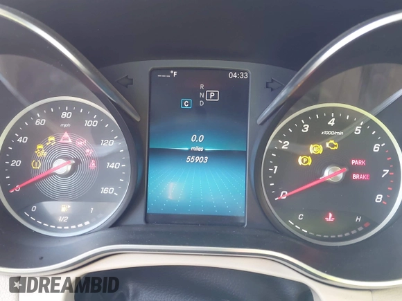 2019 Mercedes-Benz C 300 with VIN WDDWK8DB6KF827909, listed as a IAAI auction lot 41614128 with 55,903 mi miles and . Bid and sale history available at carsss.com. Image 7.