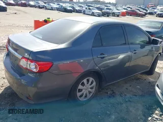 2011 Toyota Corolla L with VIN 2T1BU4EE1BC705214, listed as a IAAI auction lot 41747640 with 1 mi miles. Bid and sale history available at carsss.com. Image 4.