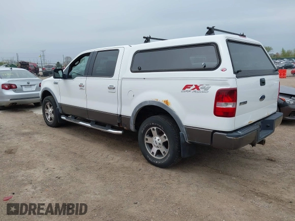 2005 Ford F-150 XLT with VIN 1FTPW14595FA87670, listed as a IAAI auction lot 42157009 with 291,713 mi miles. Bid and sale history available at carsss.com. Image 3.