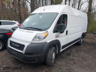 2021 Ram ProMaster Cargo Van with VIN 3C6MRVJG0ME510482, listed as a IAAI auction lot 42048205 with 10,010 mi miles. Bid and sale history available at carsss.com. Image 2.