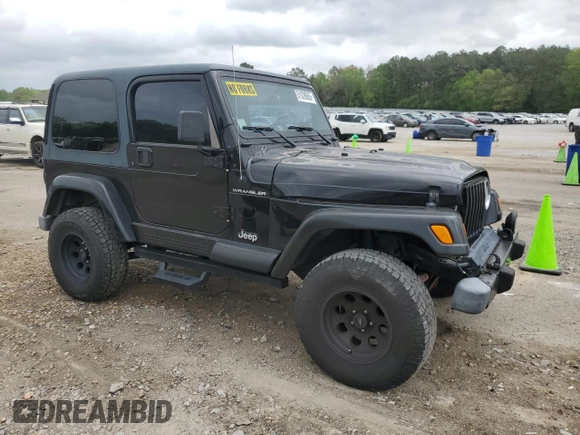 2002 Jeep Wrangler Sahara with VIN 1J4FA59S22P771136, listed as a Copart auction lot 51528665 with 236,882 mi miles and Salvage title. Bid and sale history available at DreamBid. Image 4.