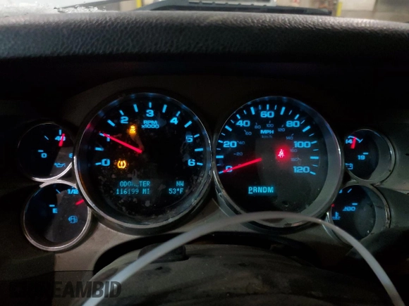 2013 GMC Sierra 1500 SLE z VIN 1GTR2VE71DZ182216, wystawiony jako Copart lot #45119775 z przebiegiem 116 199 mil mil oraz Szkoda całkowita • Salvage title. Historia ofert i sprzedaży dostępna na DreamBid. Obrazek 9.